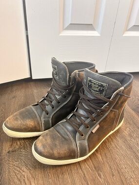 Indie Ridge Comanche Motorcycle Boots Men's 11.5 Us Chocolate Brown Waterproof